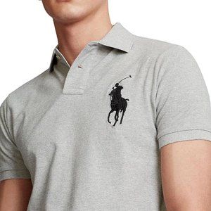 Ralph Lauren Polo Men's Big and Tall Big Pony Pique Cotton Polo Shirt Classic Fi